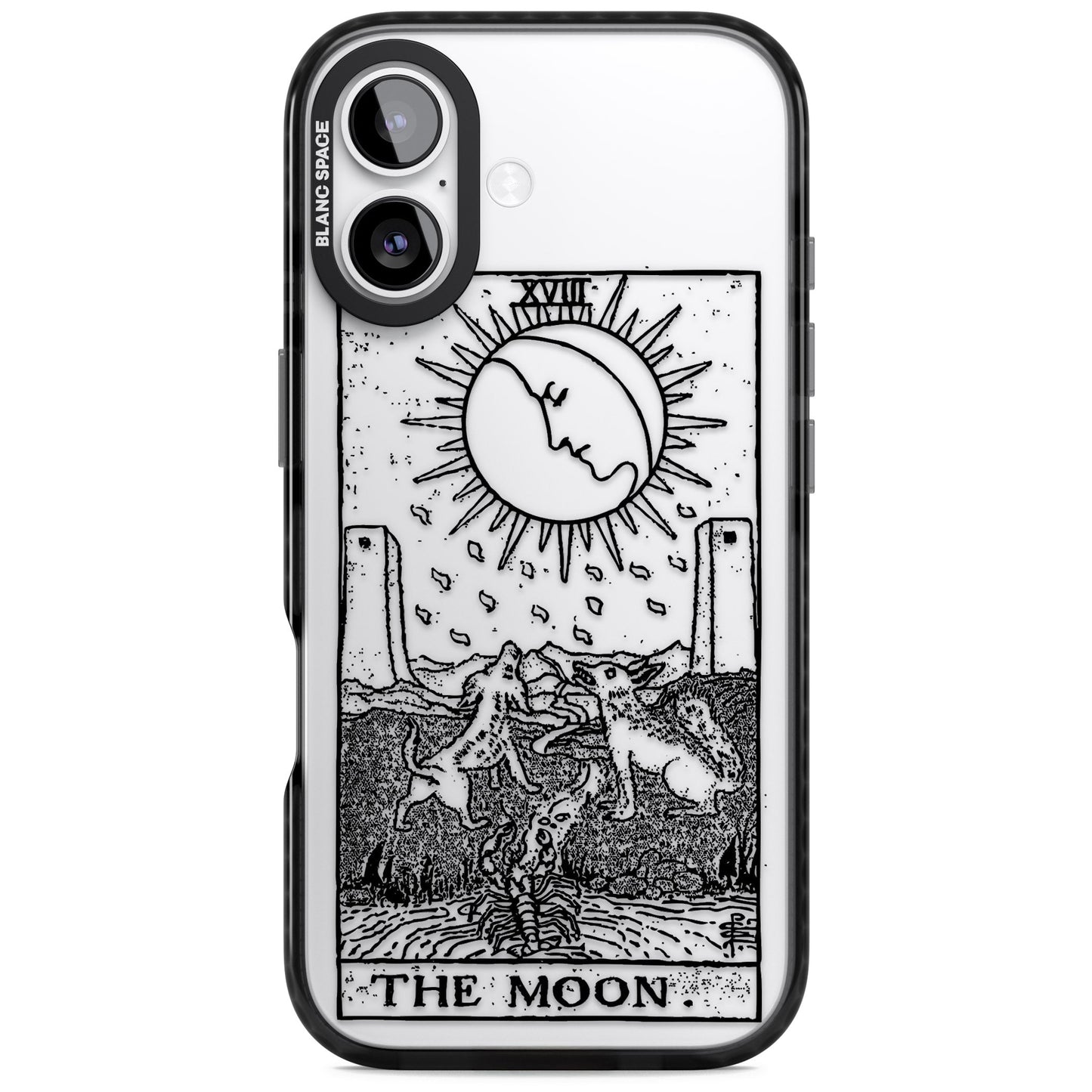 Personalised The Moon Tarot Card (Clear)