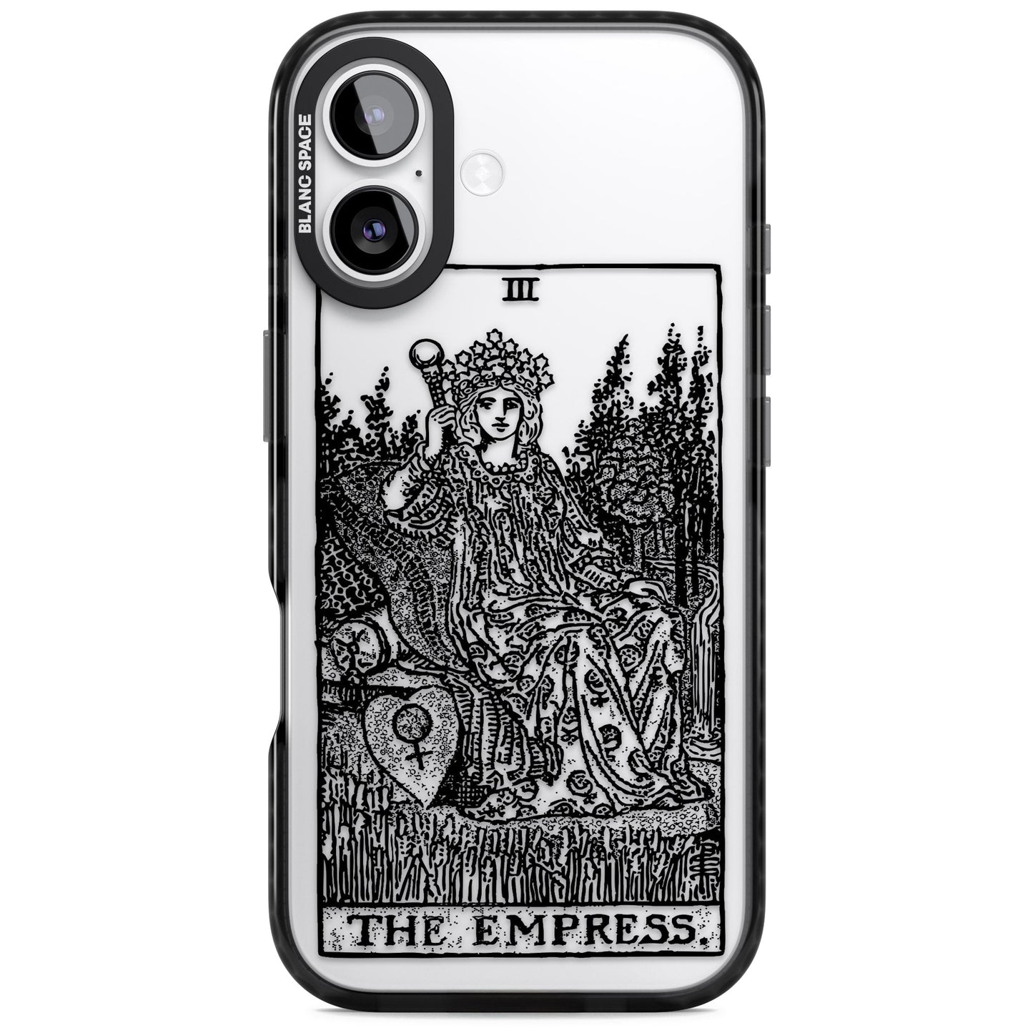 Personalisierte Tarotkarte „Die Kaiserin“ (Transparent)