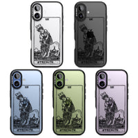 Personalisierte Stärke-Tarotkarte (Transparent)