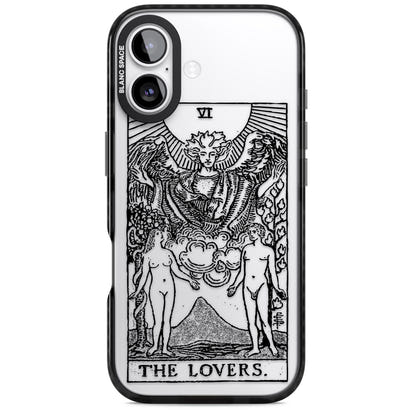 Personalisierte Tarotkarte „Die Liebenden“ (Transparent)