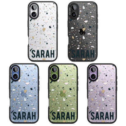 Personalised Terrazzo Blue, Pink, Brown