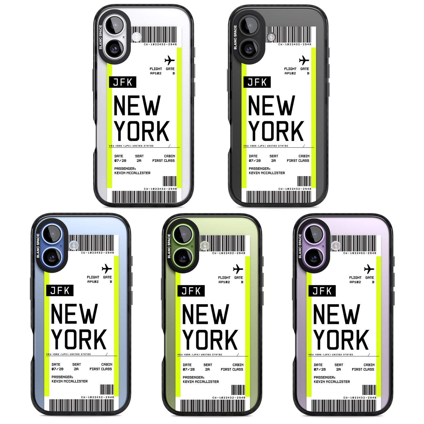 Personalised New York Boarding Pass