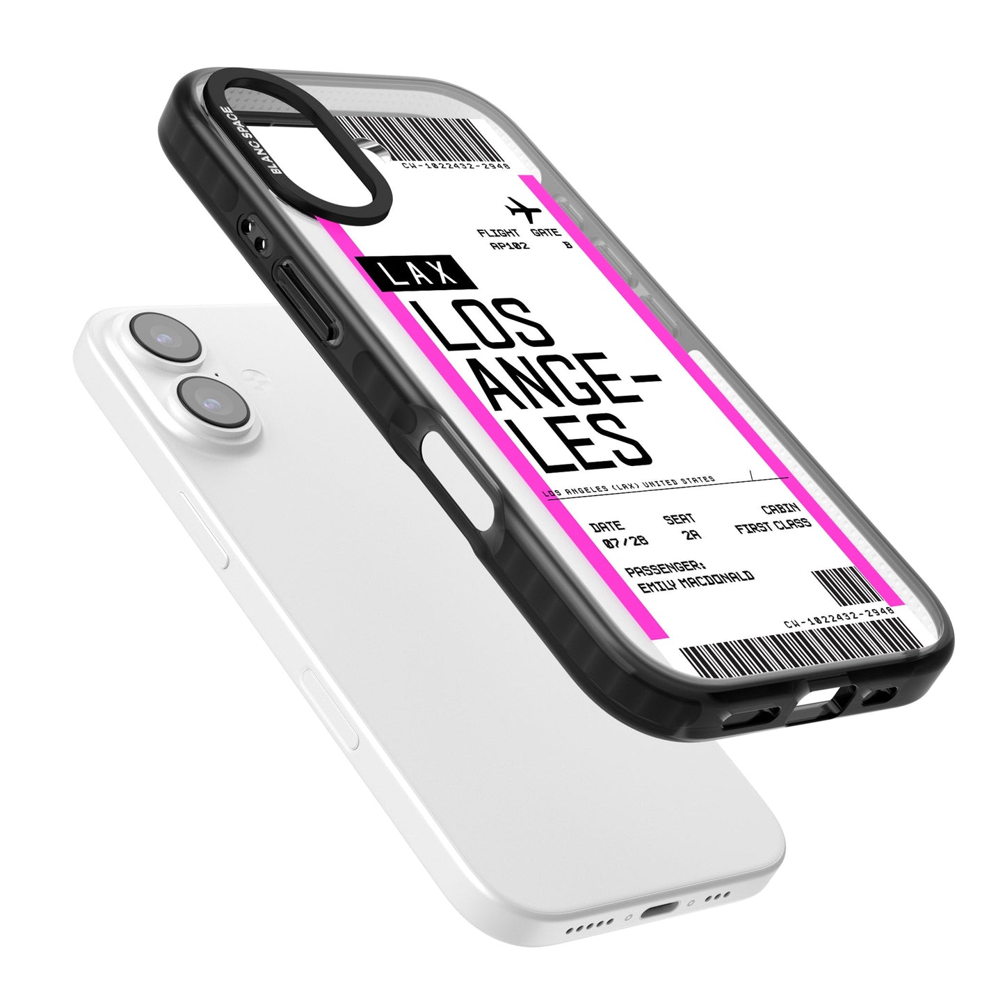 Personalisierte Bordkarte für Los Angeles