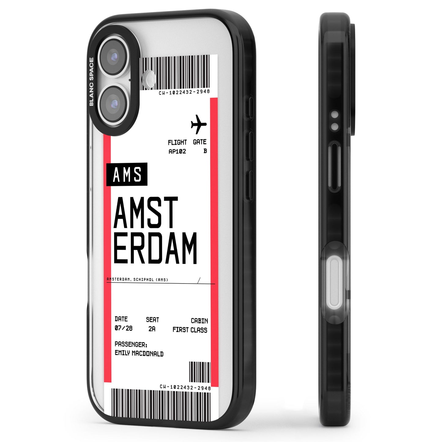 Personalised Amsterdam Boarding Pass