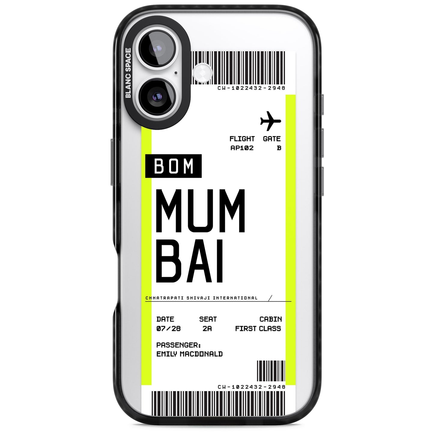 Personalised Mumbai Boarding Pass