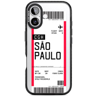 Personalisierte Bordkarte für São Paulo