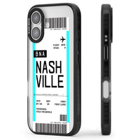 Carte d'embarquement personnalisée pour Nashville