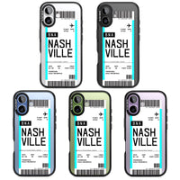 Carte d'embarquement personnalisée pour Nashville