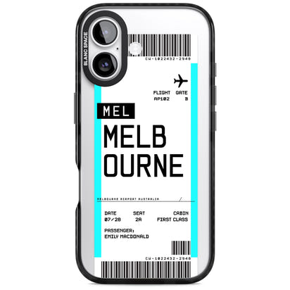 Personalised Melbourne Boarding Pass