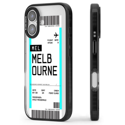 Personalised Melbourne Boarding Pass