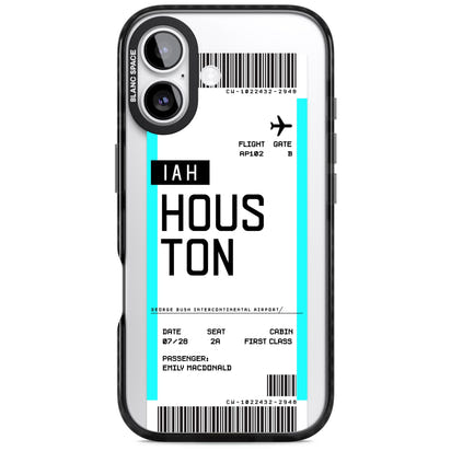 Personalised Houston Boarding Pass