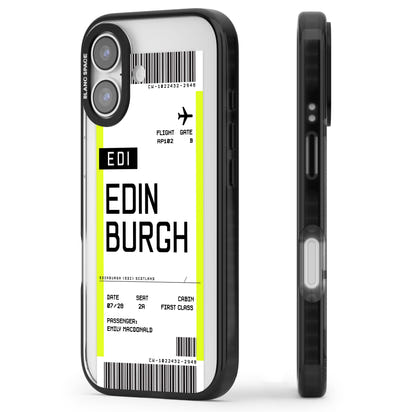Personalised Edinburgh Boarding Pass
