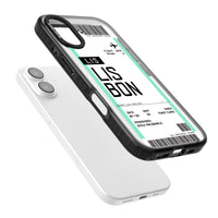 Personalised Lisbon Boarding Pass