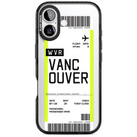 Personalised Vancouver Boarding Pass
