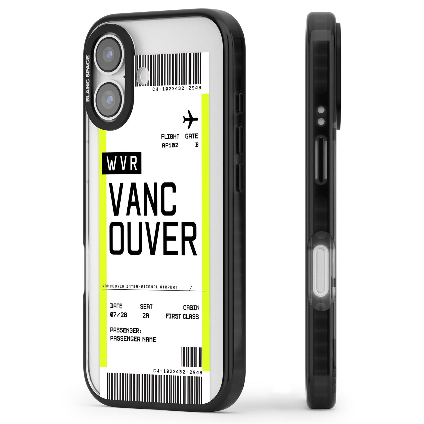 Personalised Vancouver Boarding Pass