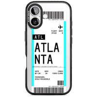 Personalisierte Atlanta-Bordkarte