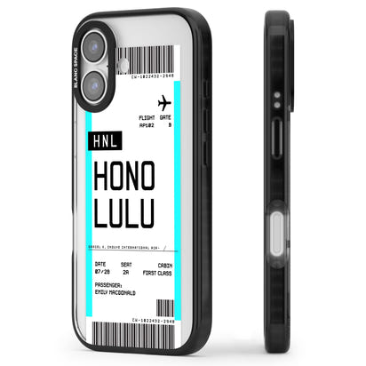 Personalised Honolulu Boarding Pass