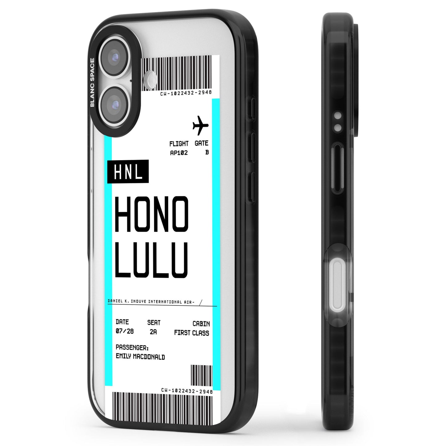 Personalised Honolulu Boarding Pass