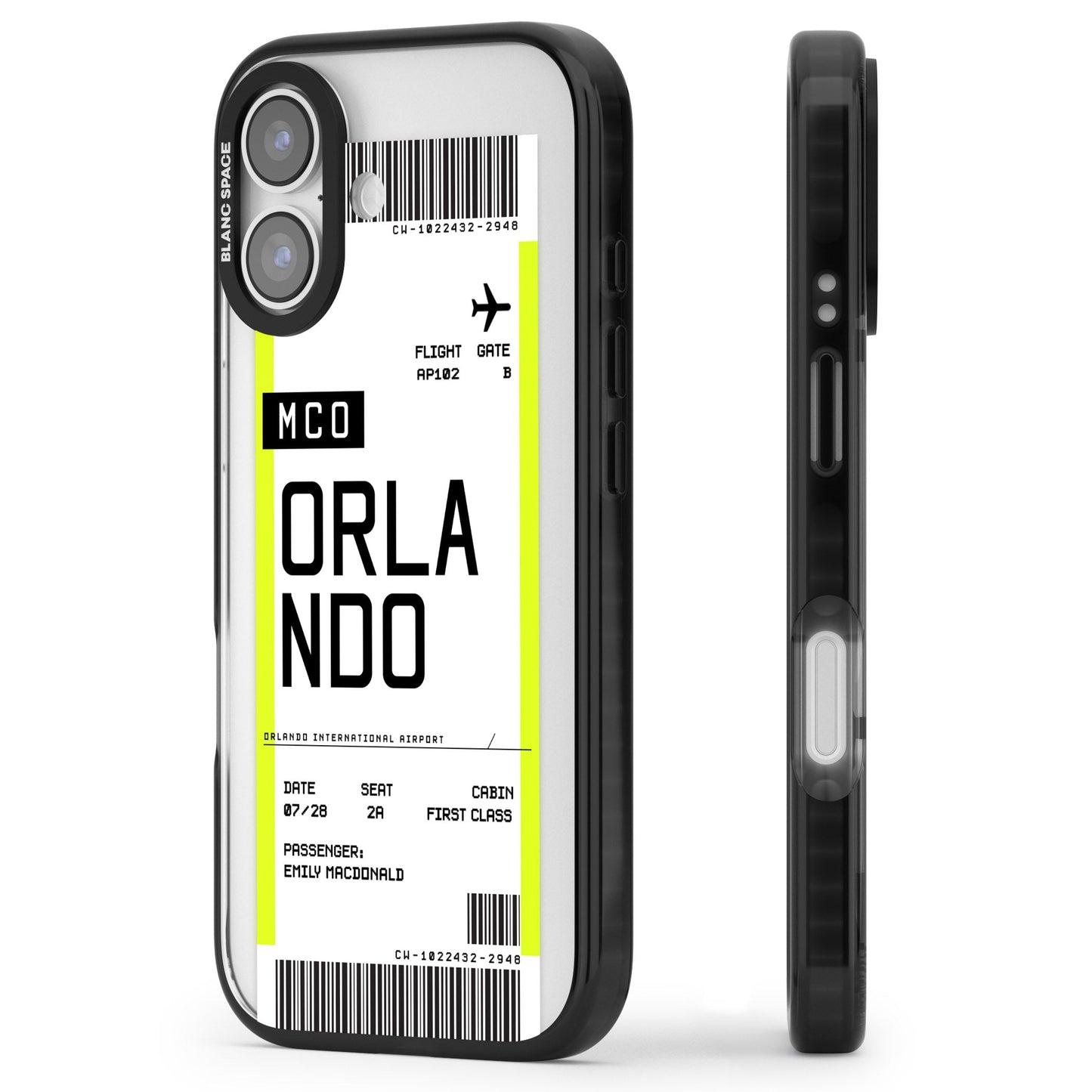 Personalised Orlando Boarding Pass