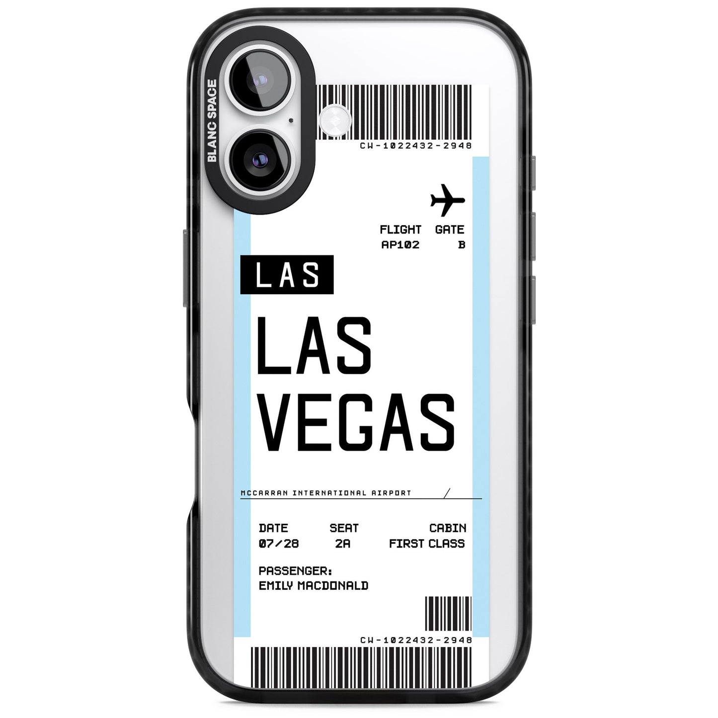 Personalised Las Vegas Boarding Pass