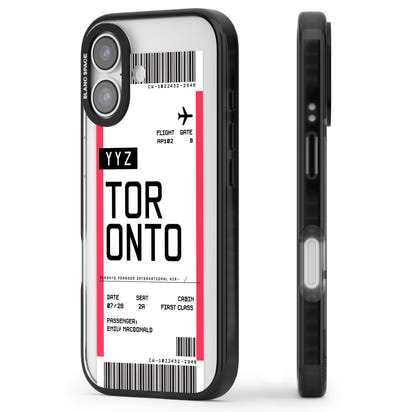Personalised Toronto Boarding Pass