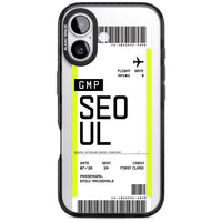 Personalised Seoul Boarding Pass