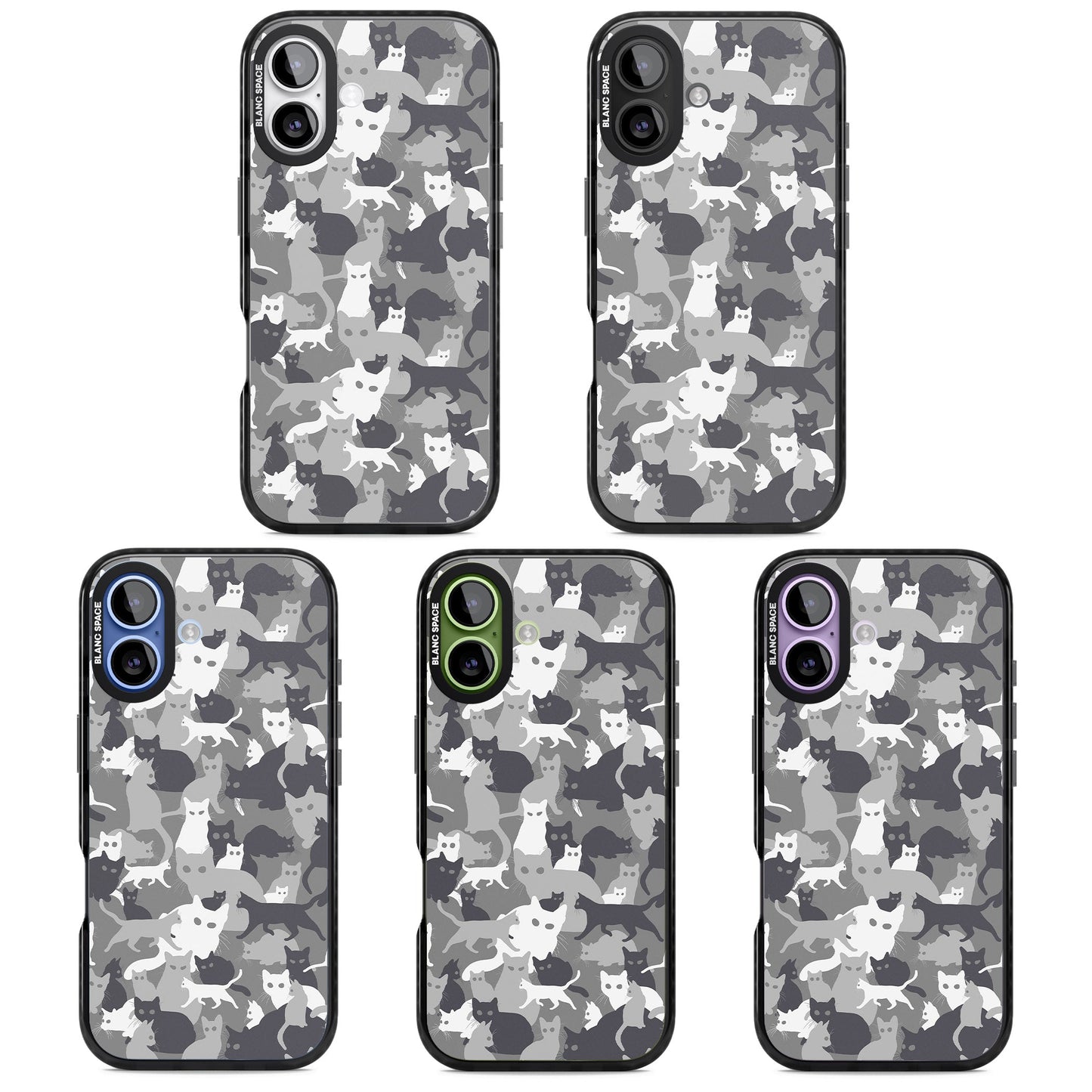 Dunkelgraue Katzentarnung