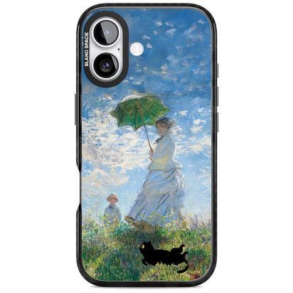 Cat with Monet's Parasol Lady