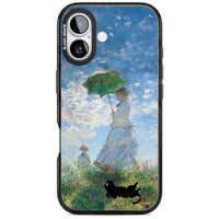 Cat with Monet's Parasol Lady