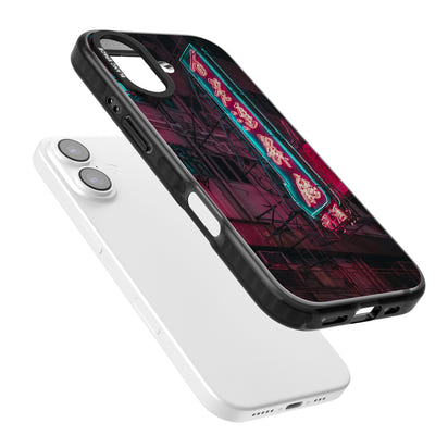 Neon-Kanji-Stadtbild