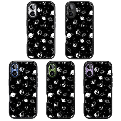 White Planets On Black