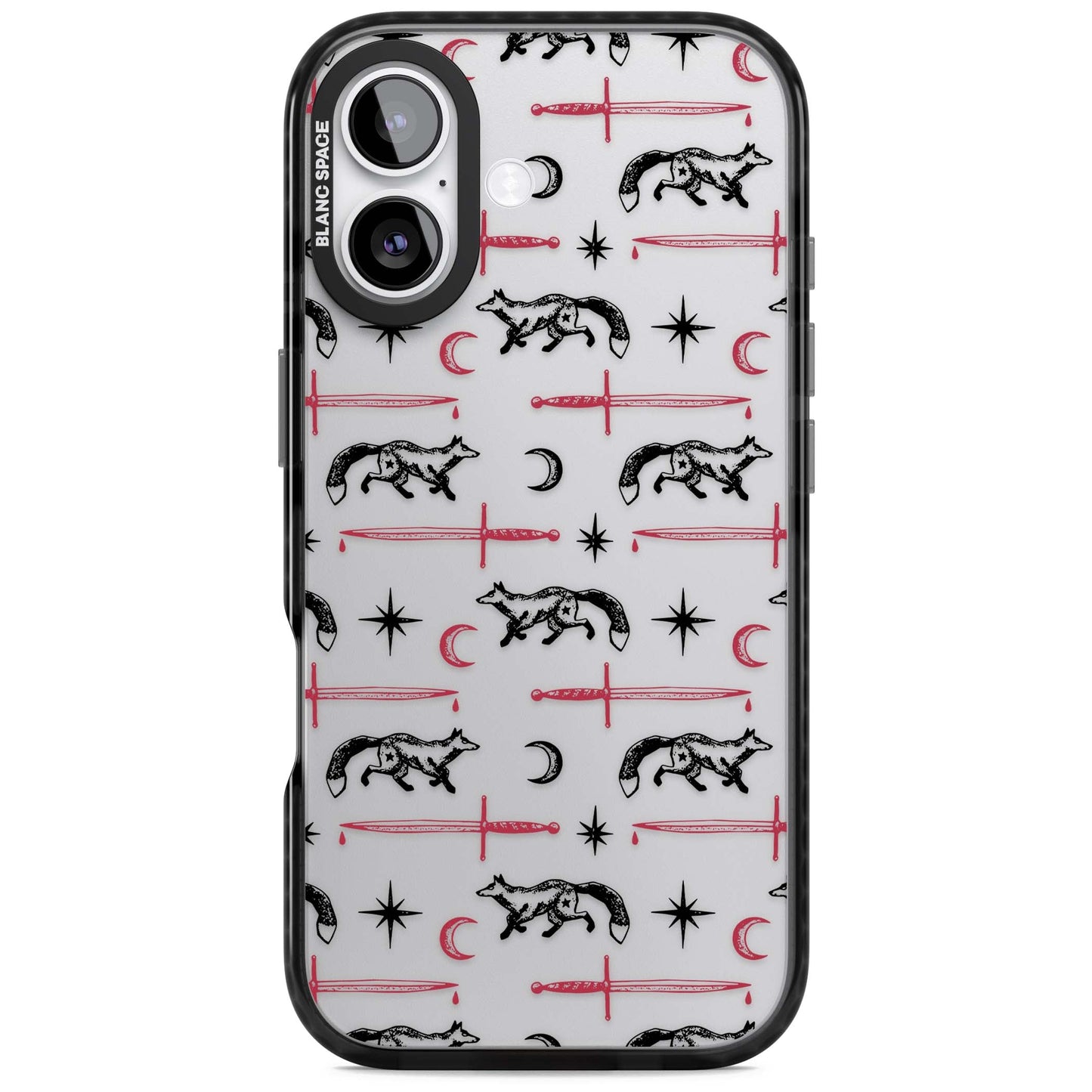 Motif renard et lame