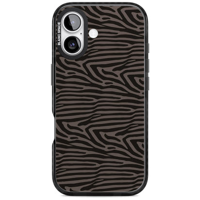 Dark Zebra Print
