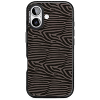 Dark Zebra Print