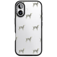Motif de chien dalmatien