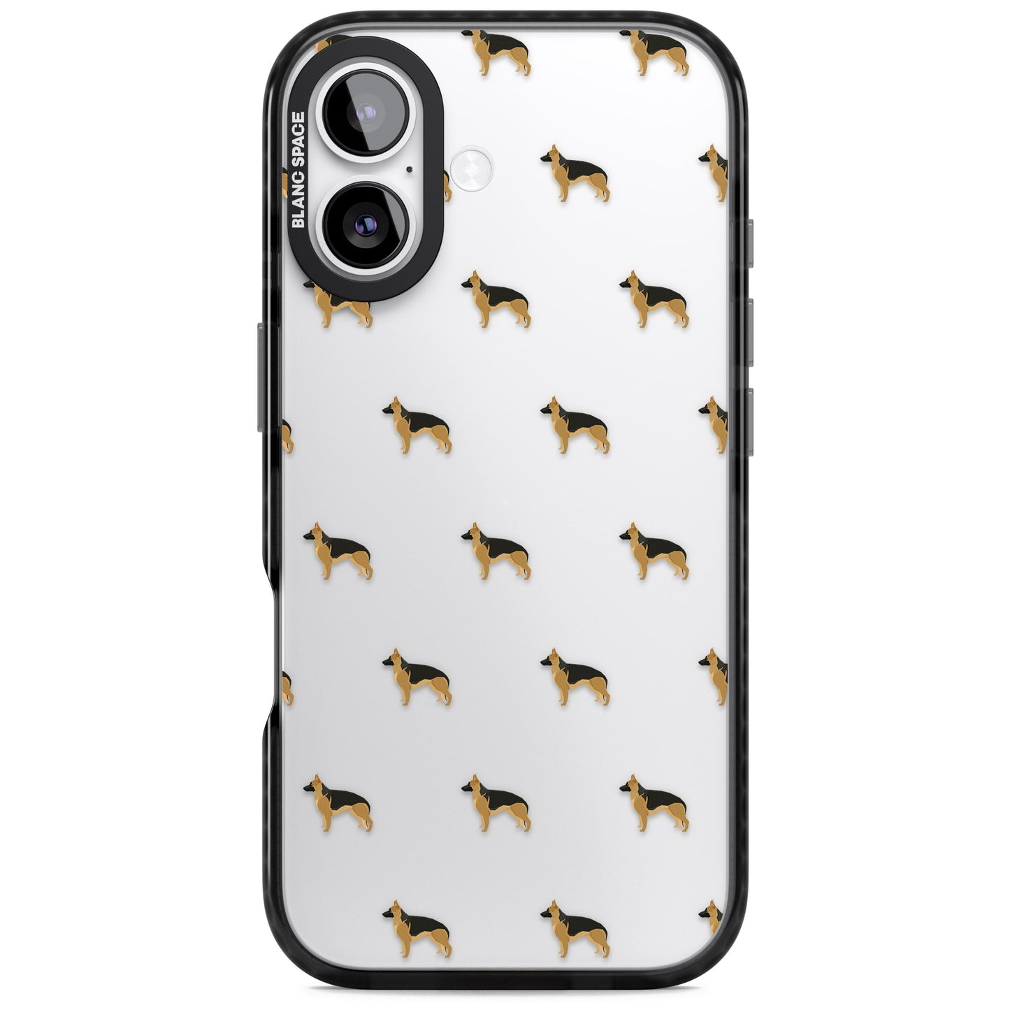 German Shepherd Pattern Clear