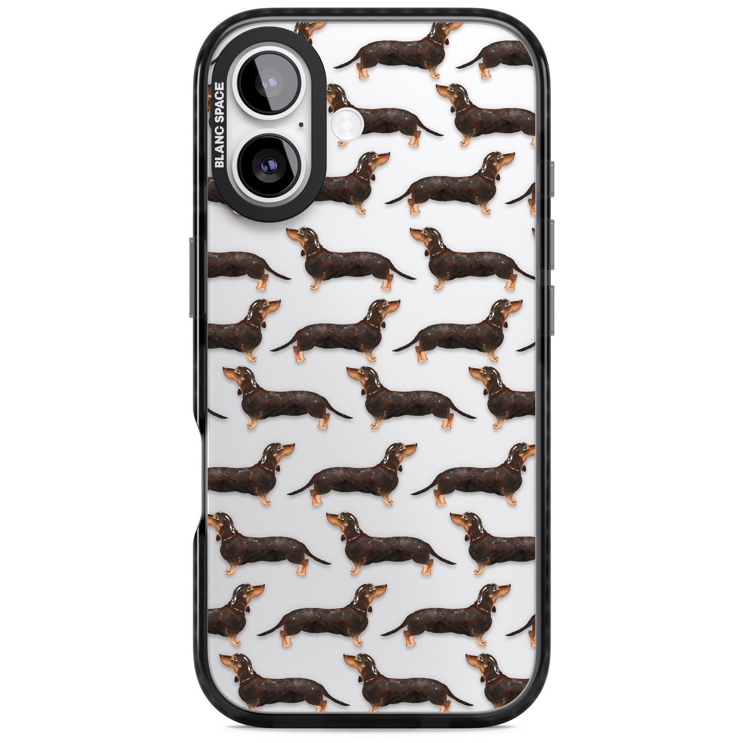 Dachshund Pattern Black Tan