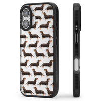 Dachshund Pattern Black Tan
