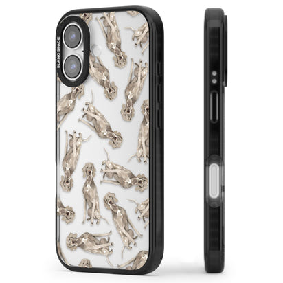 Weimaraner Watercolor Dog