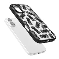 Black Cockapoo Watercolor