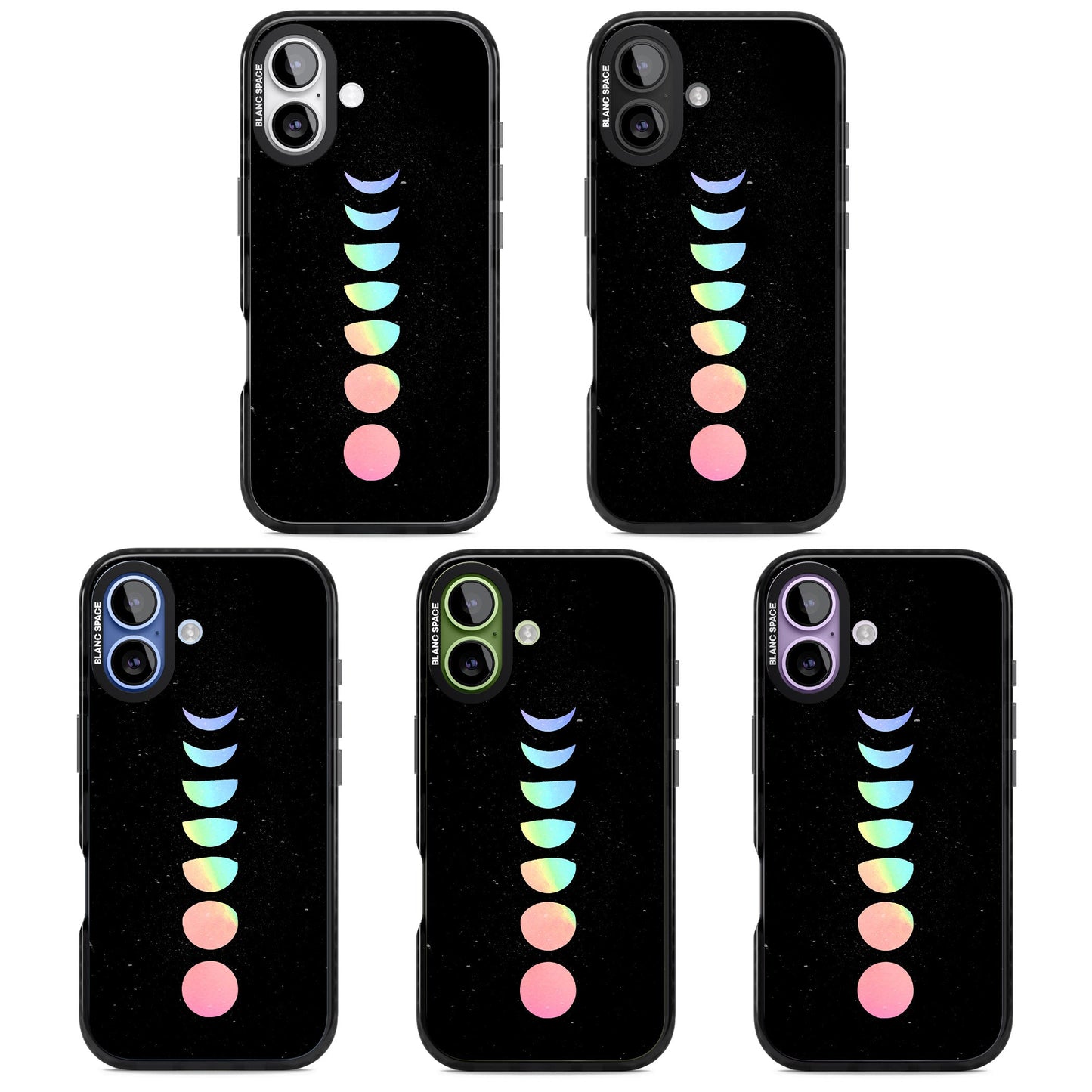 Pastel Moon Phases