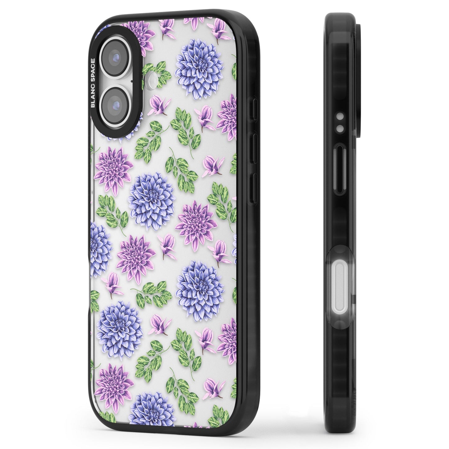 Purple Dahlias Floral