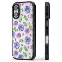 Purple Dahlias Floral