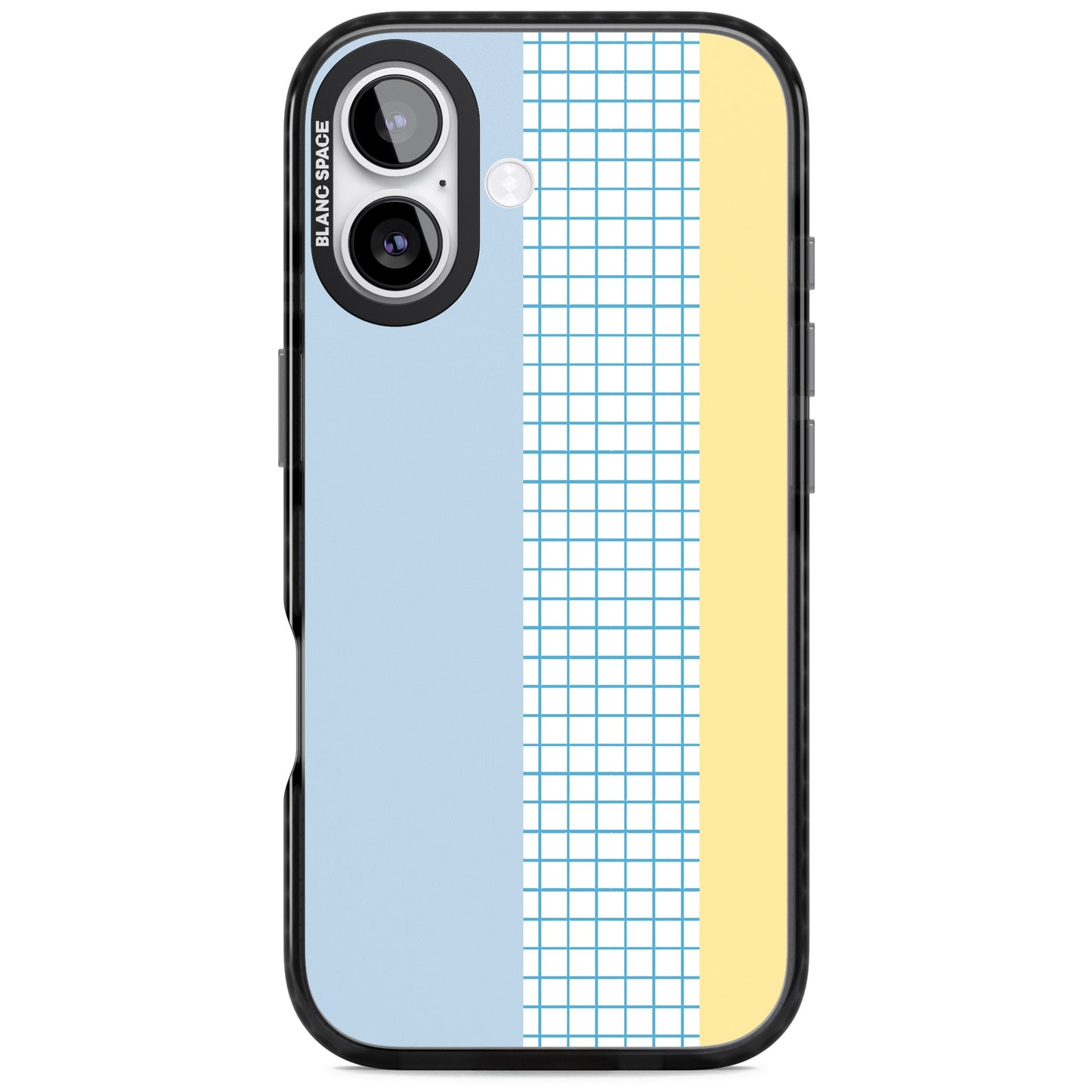 Abstract Grid Blue & Yellow
