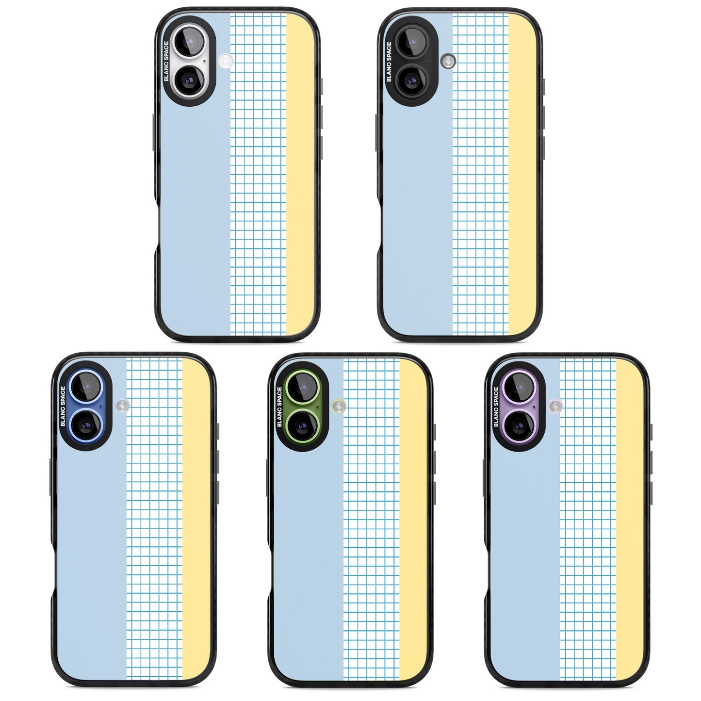 Abstract Grid Blue & Yellow