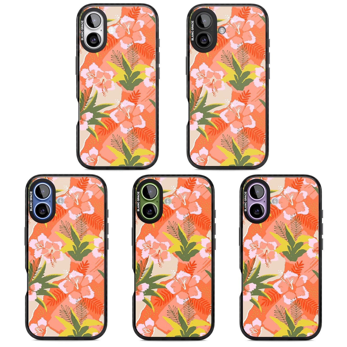 Hawaiian Flowers Abstract Pattern
