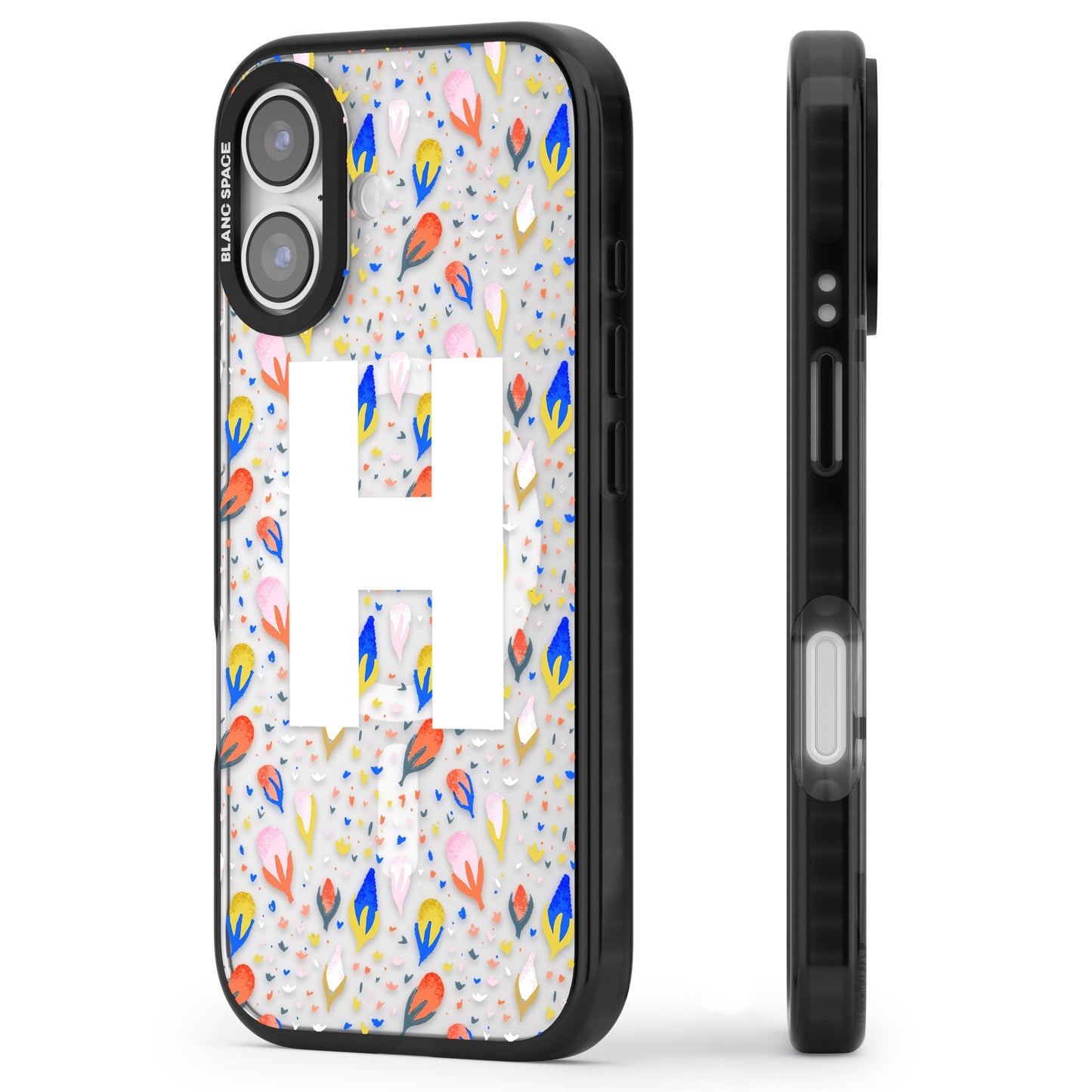 Personalised Abstract Floral Initial