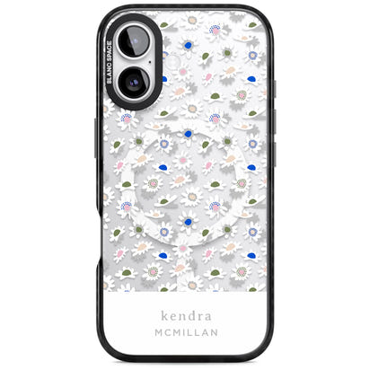 Personalised Grey & White Daisies