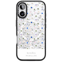 Personalised Grey & White Daisies