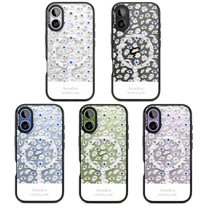 Personalised Grey & White Daisies